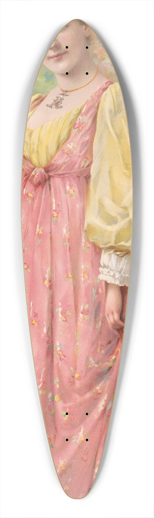 Knapp & Co. - The hostess 39.3 inch art pintail longboard deck