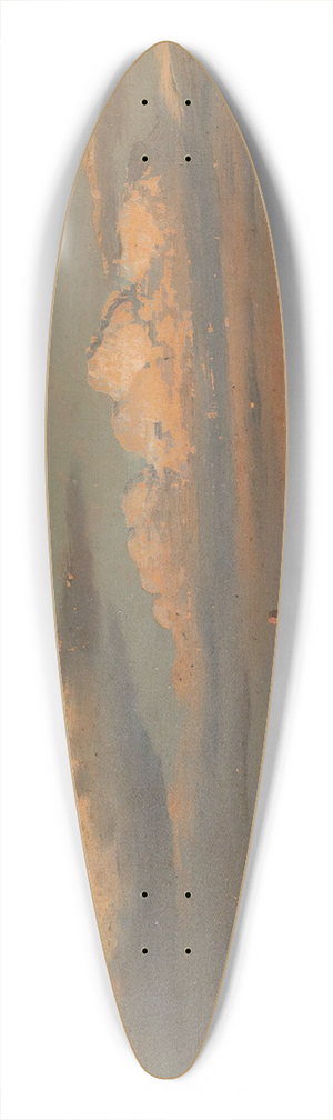 Knud Baade - Landscape Study 39.3 inch art pintail longboard deck