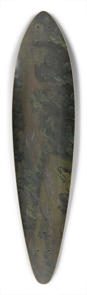 Knud Baade - Landscape Study II 39.3 inch art pintail longboard deck