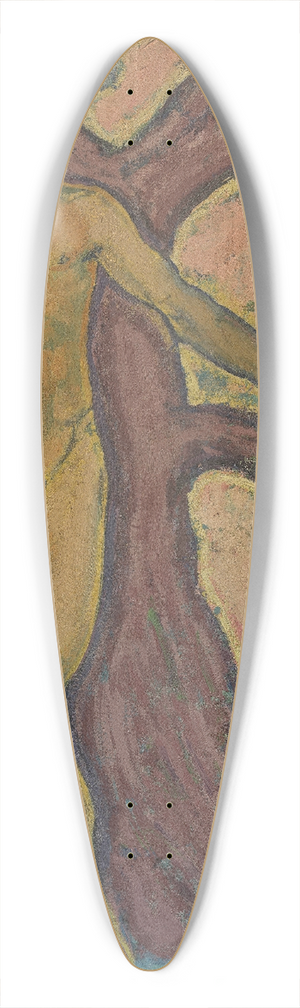 Koloman Moser - Allegorie Jngling 39.3 inch art pintail longboard deck