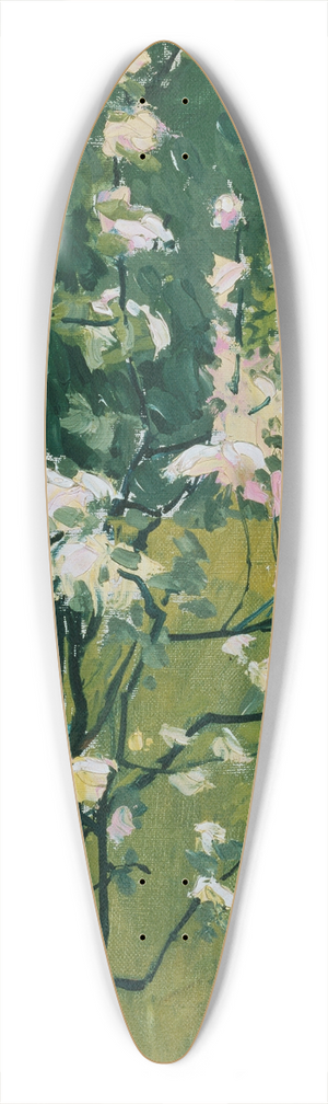 Koloman Moser - Blhendes Bumchen 39.3 inch art pintail longboard deck