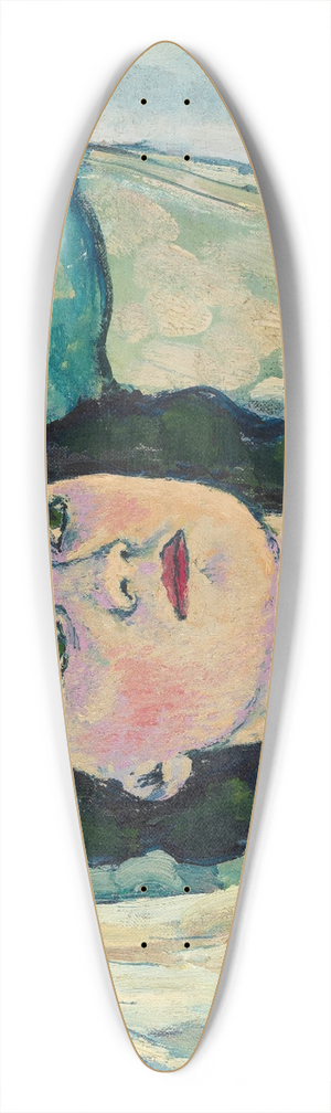 Koloman Moser - Unbekanntes Mdchen 39.3 inch art pintail longboard deck