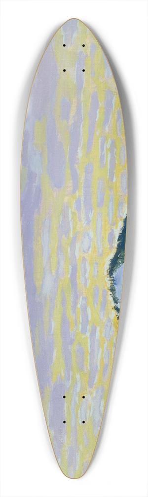 Koloman Moser - Verschneite Berggipfel in der Dmmerung 39.3 inch art pintail longboard deck