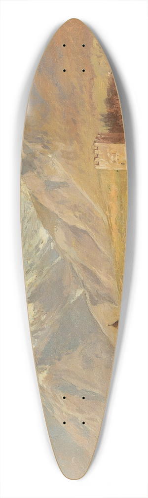 Konrad Petrides - Blick auf Meran im Frhling 39.3 inch art pintail longboard deck