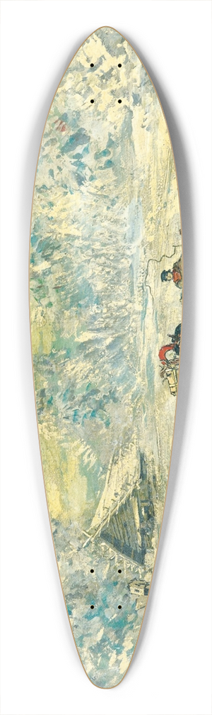 Konstantin Alexeevich Korovin - Troka dans la neige 39.3 inch art pintail longboard deck
