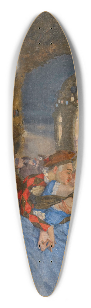 Konstantin Andreevich Somov - Rendezvous 39.3 inch art pintail longboard deck