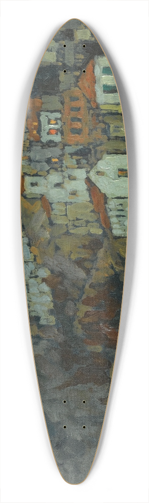 Konstantin Ivanovich Gorbatov - View Of Amalfi 39.3 inch art pintail longboard deck