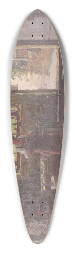 Konstantin Stoitzner - Alte Hufschmiede 39.3 inch art pintail longboard deck