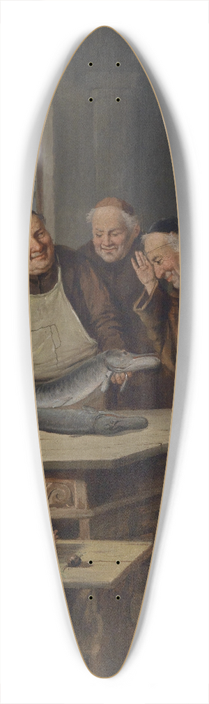 Konstantin Stoitzner - Ein guter Fang 39.3 inch art pintail longboard deck