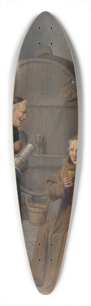Konstantin Stoitzner - Ein guter Schluck 39.3 inch art pintail longboard deck