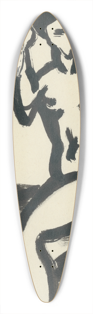 Kontantn Bauer - Akt eny 39.3 inch art pintail longboard deck