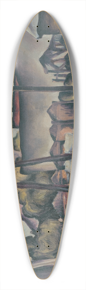 Kontantn Bauer - Na okraji Koc 39.3 inch art pintail longboard deck