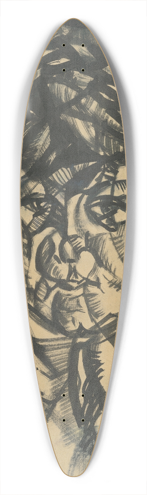 Kontantn Bauer - Podobize eny 39.3 inch art pintail longboard deck