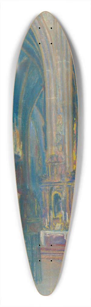 Kontantn Bauer - Vntro koickho dmu 39.3 inch art pintail longboard deck