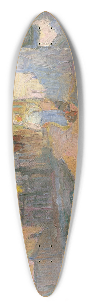 Kontantn Kvri-Kamarik - Szolnok 39.3 inch art pintail longboard deck