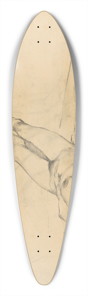 kos Aranyossy - tdia aktu leiacej eny 39.3 inch art pintail longboard deck