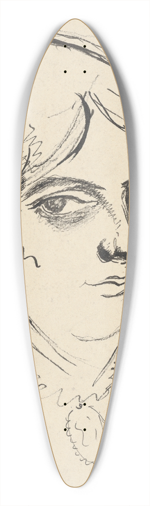 Kroly Kernstok - Poprsie eny 39.3 inch art pintail longboard deck