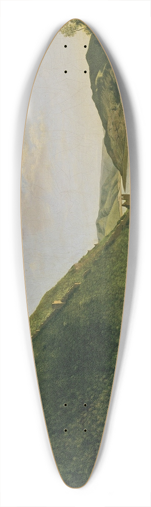 Kroly Mark - Visegrd 39.3 inch art pintail longboard deck