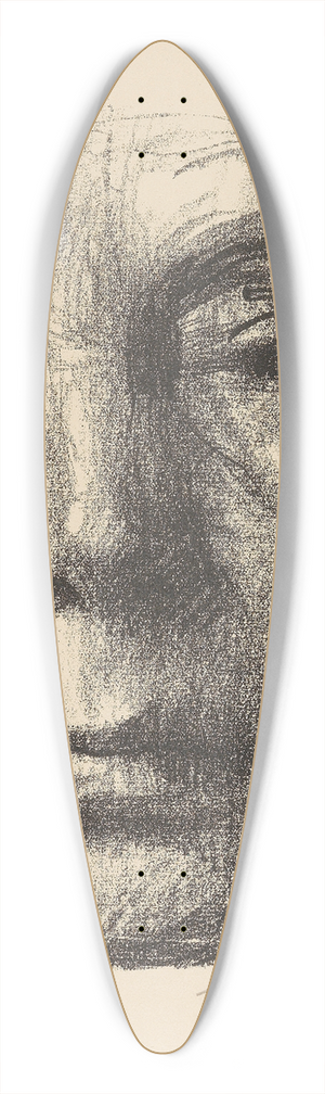 Kthe Kollwitz - Selbstbildnis 39.3 inch art pintail longboard deck