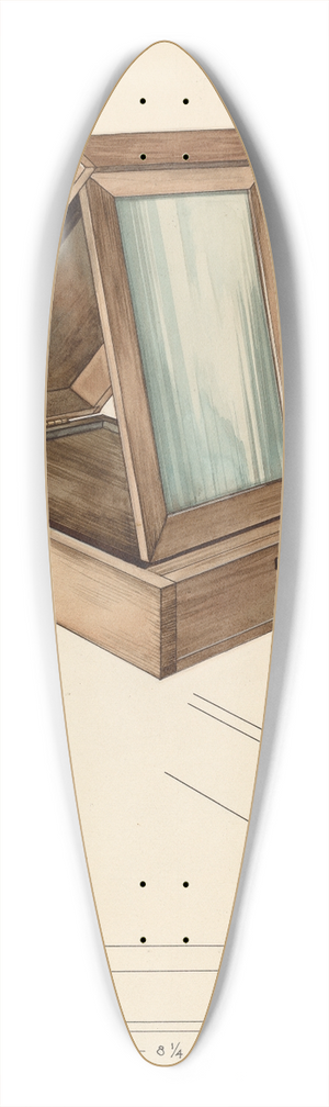 Kurt Melzer - Bishop Hill  Dressing Case 39.3 inch art pintail longboard deck