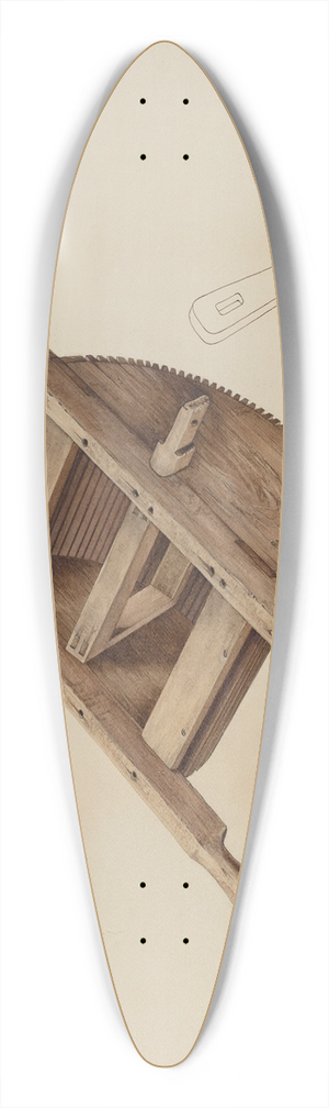 Kurt Melzer - Grape Crusher 39.3 inch art pintail longboard deck