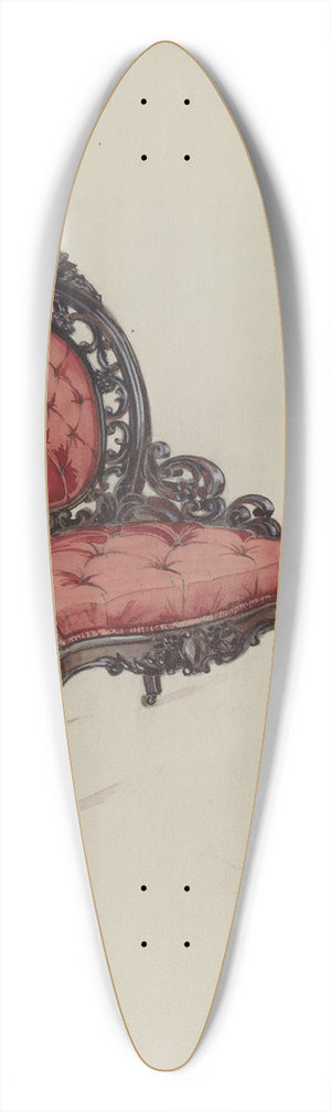 Kurt Melzer - Hoopskirt Chair 39.3 inch art pintail longboard deck