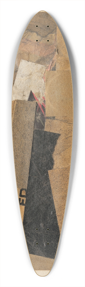 Kurt Schwitters - Mz 478 Gemlde 39.3 inch art pintail longboard deck