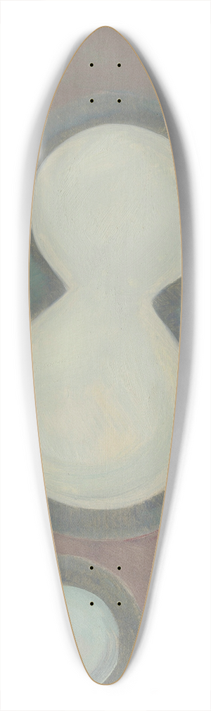 Kurt Schwitters - Ohne Titel (Acht) 39.3 inch art pintail longboard deck