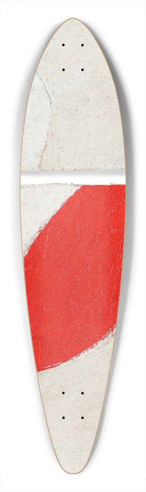 Kurt Schwitters - Ohne Titel (Mit Schlitz) 39.3 inch art pintail longboard deck