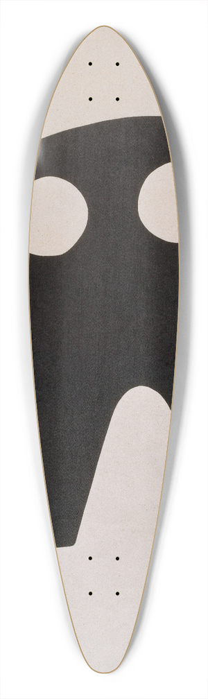 Kurt Schwitters - Schnurrhut 39.3 inch art pintail longboard deck