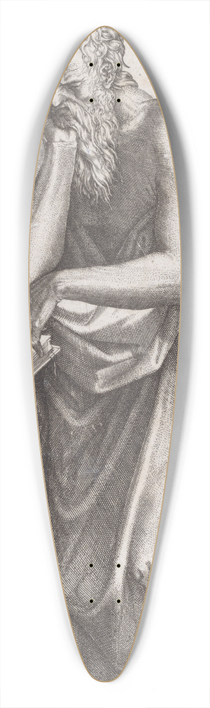 Lambert Suavius - Saint Simon 39.3 inch art pintail longboard deck
