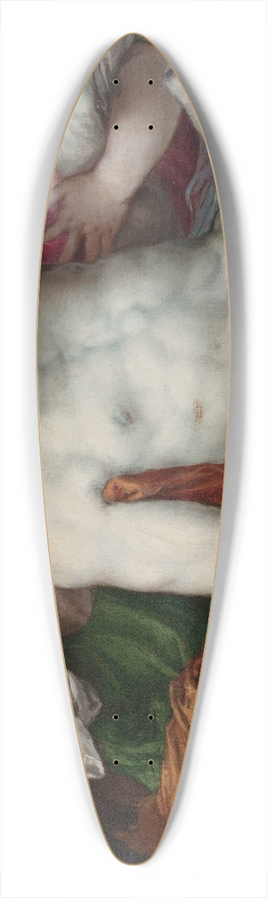 Lambert Sustris - Piet and Angels 39.3 inch art pintail longboard deck