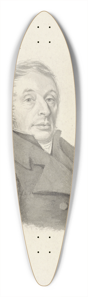 Lambertus Johannes Hansen - Portret van Carel Lodewijk Hansen 39.3 inch art pintail longboard deck