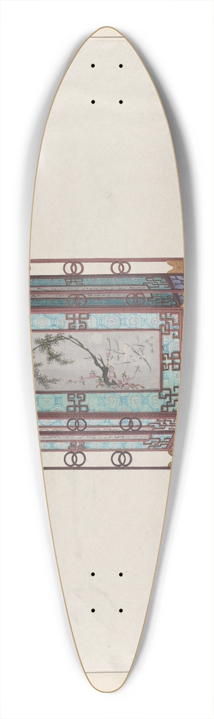 Lam Qua - Design for a Hall Lamp 39.3 inch art pintail longboard deck