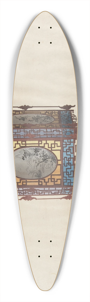 Lam Qua - Design for a Hall Lamp No.6 39.3 inch art pintail longboard deck