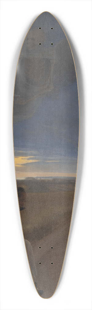 Laurits Andersen Ring - Evening 39.3 inch art pintail longboard deck