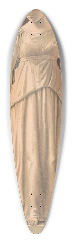 Lautz, Wesp, Bros. & Co - Use Niagara starch 39.3 inch art pintail longboard deck