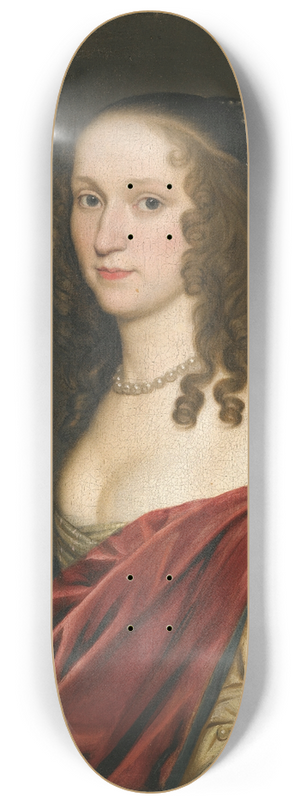 Gerard van Honthorst - Portrait Of A Lady 8.25 inch art skate deck