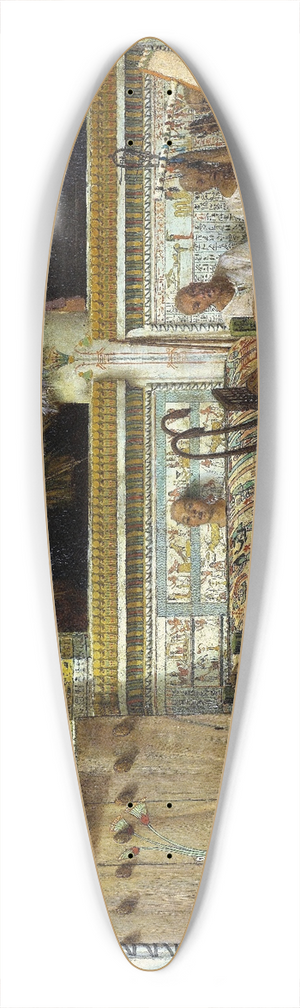 Lawrence Alma-Tadema - The Egyptian Widow 39.3 inch art pintail longboard deck
