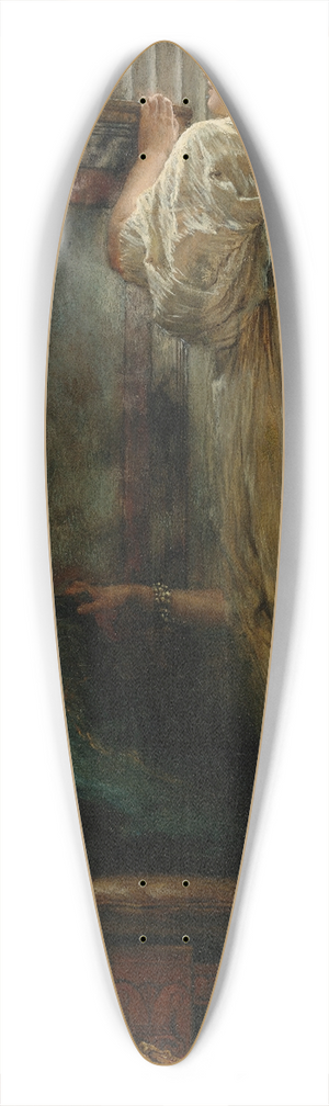 Lawrence Alma-Tadema - Who Is It 39.3 inch art pintail longboard deck