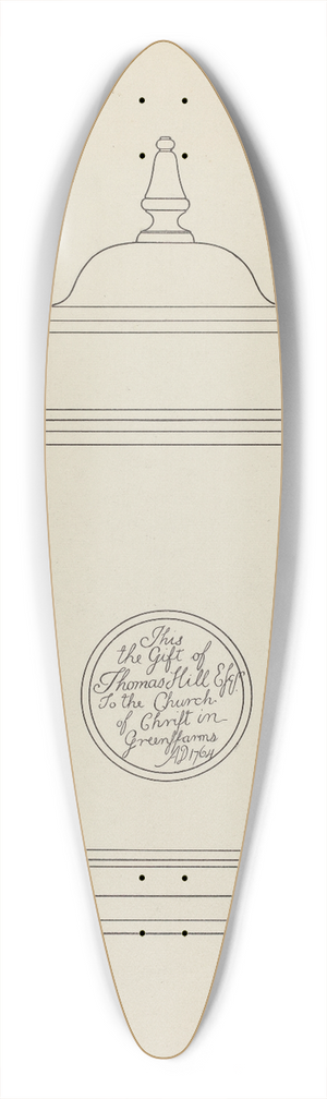 Lawrence Flynn - Tankard 39.3 inch art pintail longboard deck