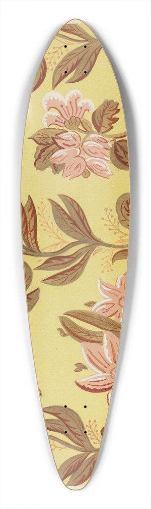 Lee Hager - Wallpaper Border 39.3 inch art pintail longboard deck