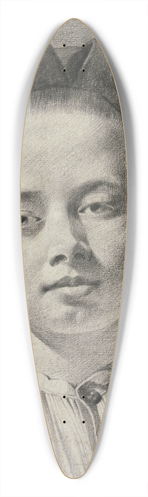 Leendert van der Cooghen - Bildnis eines jungen Menschen 39.3 inch art pintail longboard deck