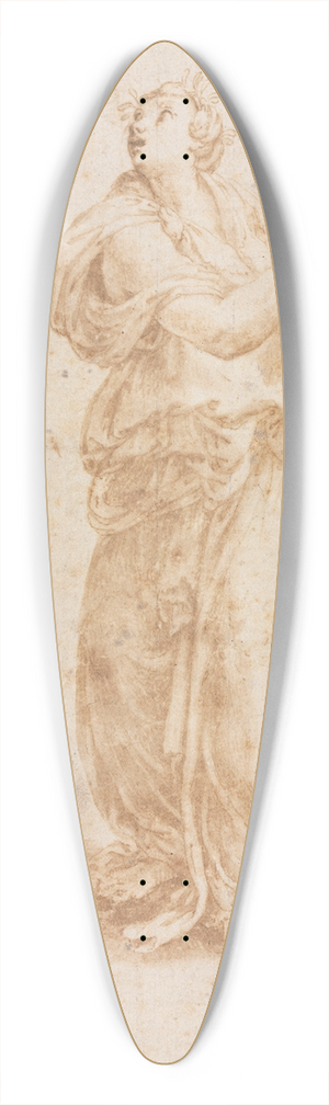 Lelio Orsi - Ceres 39.3 inch art pintail longboard deck