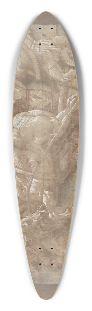 Lelio Orsi - Triumphal Scene 39.3 inch art pintail longboard deck