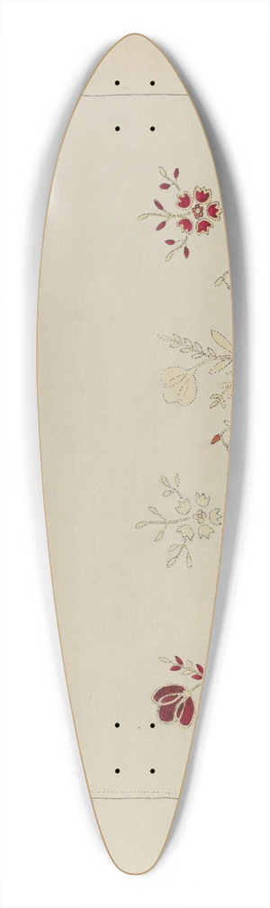Lena Nastasi - Needlework on Altar Cloth 39.3 inch art pintail longboard deck