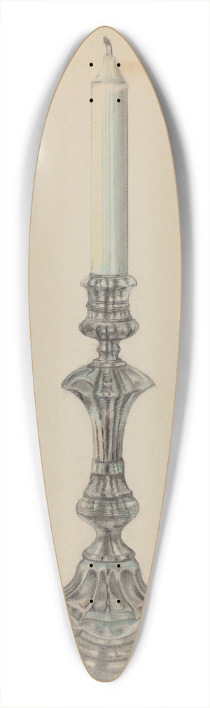 Leo Drozdoff - Candlesticks 39.3 inch art pintail longboard deck