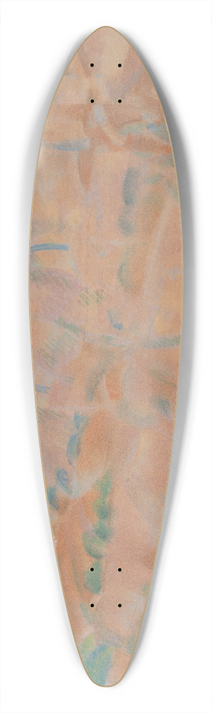 Leo Gestel - Landschap op Mallorca 39.3 inch art pintail longboard deck