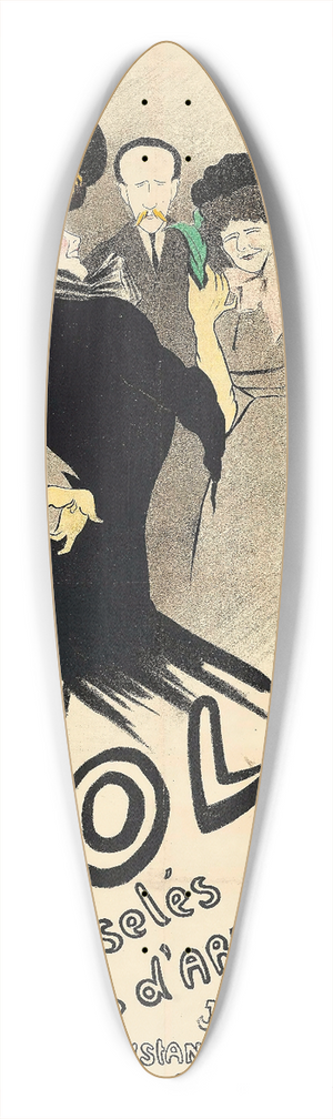 Leonetto Cappiello - Colin 39.3 inch art pintail longboard deck