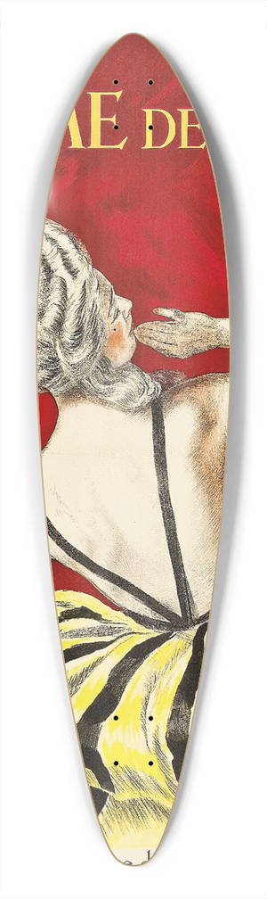 Leonetto Cappiello - Crme De Luzy 39.3 inch art pintail longboard deck